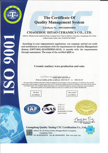 <span class=keywords><strong>WC</strong></span> monobloc commercial CUPC Amérique du Nord à double chasse d'eau pour salle de bain - Product Image 6