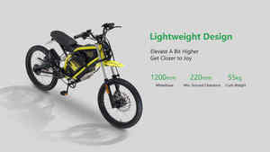 Motocicleta Todoterreno EX1 E, 48V 3000W 40Ah 11KW, 29 Pulgadas, Suspensión Completa, para Carretera y Montaña, con Batería de 48V - Product Image 4