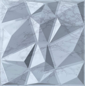 Sang trọng hiện đại 3D PVC <span class=keywords><strong>Panel</strong></span> tường không thấm nước lồng vào nhau nội thất trần tường trang trí nội thất hình học chống tĩnh cho khách sạn phòng ngủ - Product Image 1