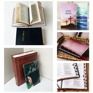 <span class=keywords><strong>Bible</strong></span> Sainte en cuir souple de qualité supérieure, taille personnalisée, légère, reliure cousue, estampage à chaud argenté, vente en gros - Product Image 6