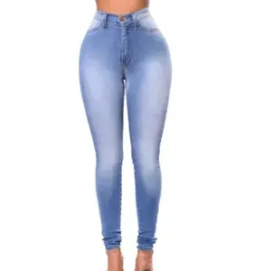 Produce Discount Price Summer Durable Adult Second-hand Ladies Jeans