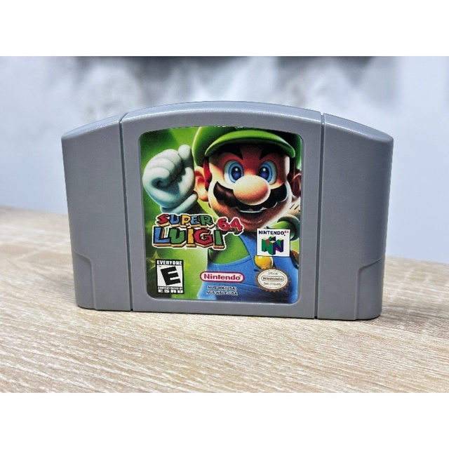 For Nintendo 64 Video Game Consoles N64 Game Card Series High Quality New Supered Luigi 64 Game USA NTSC Version