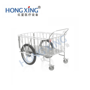 Carrito de acero inoxidable Hong Xing Hx E45 para lavandería, 1200x820x900 mm, de una sola capa, para uso médico. - Product Image 2