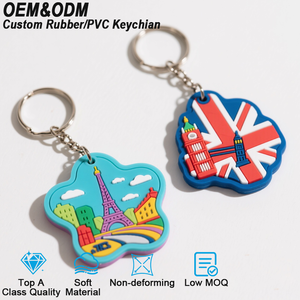 Portachiavi in Gomma Personalizzato <span class=keywords><strong>con</strong></span> <span class=keywords><strong>Foto</strong></span> e Logo, Ordine all'Ingrosso, Regalo Promozionale <span class=keywords><strong>con</strong></span> Incisione Gratuita - Product Image 1