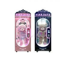 Meilleur prix Machine à prix coupé à pièces Machine de jeu cadeau Smart Automatic Pink Date Maquina De Garra Ciseaux