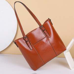 2024 été sac fourre-tout Style coréen nouveau cuir femmes sac mode avec connaissement épaule sac à bandoulière - Product Image 1
