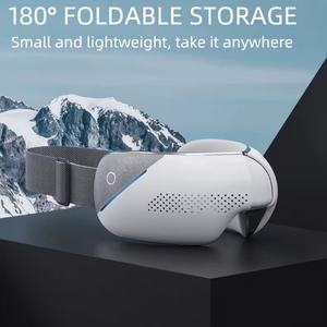 Masseur oculaire électrique portable 3D à compression chaude, équipement pliable à pression d'air, masseur intelligent pour la relaxation des yeux - Product Image 5