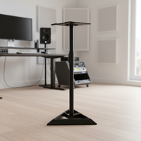 Support de Moniteur de Studio Réglable Yinyu SS055 avec Pince de Verrouillage Automatique et Base de Sécurité en Métal pour Studio, Scène et Audio Domestique