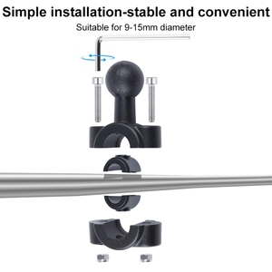 Support universel de fixation pour <span class=keywords><strong>guidon</strong></span> de vélo, 21mm avec trépied, pour <span class=keywords><strong>GoPro</strong></span>, HERO 9 et autres caméras - Product Image 4