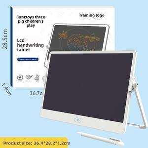 Pizarras de Escritura LCD de 16 Pulgadas con Soporte, Pantalla a Color, <span class=keywords><strong>Pizarra</strong></span> <span class=keywords><strong>Mágica</strong></span> para Niños, Práctica de Graffiti, Tableta de Dibujo y Escritura - Product Image 3