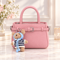 Sac à main pour femme en cuir PU souple, design mini structuré, bandoulière réglable, sac à main pour femme OEM ODM, vente en gros, MOQ 10 pièces