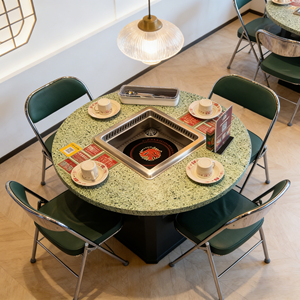 Tavolo BBQ e Hot Pot 2 in 1 Senza Fumo con Purificatore d'Aria per Casa e Ristorante - Product Image 6