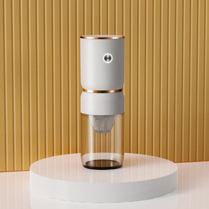 Moulin à café électrique portable rechargeable par USB, broyeur à meules de 40 mm, silencieux, pour usage domestique - Product Image 1
