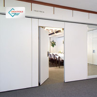 Aluminum Removable Partition Wall for Office Gym Modern Economical Operable Sliding Wall Foldable Movable Office Partition