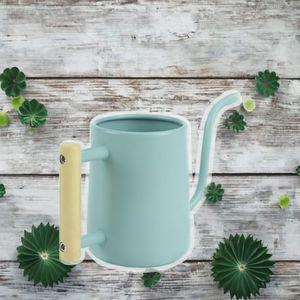 Arrosoir de luxe en acier inoxydable de 34 oz, de haute qualité, durable, écologique, avec revêtement en poudre, pour petites plantes d'intérieur - Product Image 3