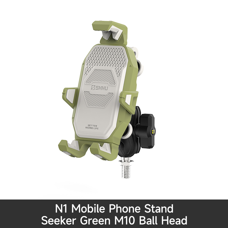Green N1 phone holder with M10 ball head