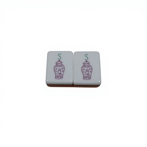 Juego de Mahjong Americano de 166 Fichas, 4 Capas, Acrílico, Lujoso, Mini, de Viaje, con Soportes y Empujadores Integrados - Product Image 2