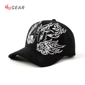 4UGEAR Gorras 하이 퀄리티 5 패널 3D 자수 4U 야구 모자 스냅백 모자 남성용 트럭 운전사 모자 - Product Image 1