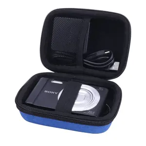 Bolsas de vídeo de espuma EVA de carcasa dura personalizada para cámara digital Almacenamiento de viaje Estuche con cremallera Eva