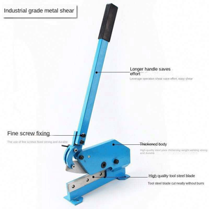 Cisaille manuelle REALMAX pour tôles métalliques - Outil de cisaillement de plaques HS-8, cisaille <span class=keywords><strong>à</strong></span> <span class=keywords><strong>levier</strong></span> manuelle pour métaux - Product Image 2