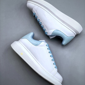 Premium Couple Street Shoes <b>Matte</b> Leather Retro Court Inspired Trainers - Product Image 5