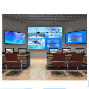 4k 46inch 55inch Advertising tv wall 3x3 4x4 lcd display panel CCTV system screen lcd video wall screen for monitor