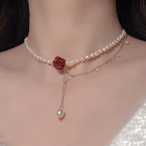 Fashion Kalung Model Baru Bersinar untuk Wanita Leher Grosir N80426