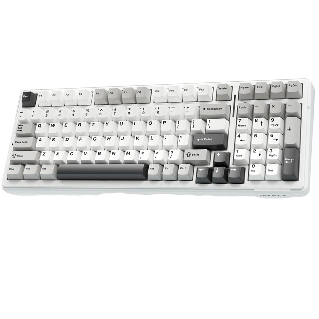 AULA F99 Tri-Mode Wireless Mechanical Keyboard BT5.0 2.4GHz USB-C Hot Swappable Linear Switch RGB Gaming Keyboard for PC PS Xbox