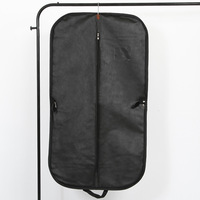 Housse de costume imperméable en RPET non tissé, sac de transport avec poignée pour costume d'homme
