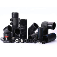PE100 125mm SDR11 Pn16 Conector rápido Suministro de agua Drenaje Nombres Socket HDPE Accesorio Electrofusión Butt Fusion Pipe Fitting