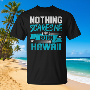 Niente mi spaventa, sono nato a Hawaii T-shirt Hometown Humor - Product Image 3