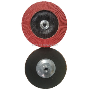 Disco de aleta de óxido de alumínio cerâmico para lixar madeira de metal 125mm 115mm diâmetro alta nitidez grão cerâmico 36-120 OEM personalizável - Product Image 3