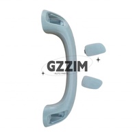 GZZIM Poignée de porte avant de haute qualité pour Hilux Vigo (Rétrofit/Amélioration) - Plastique noir finition polie