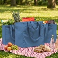 Sac fourre-tout écologique personnalisé Royal Fair, grand sac à bandoulière en toile, sac fourre-tout imprimé avec logo pour le shopping