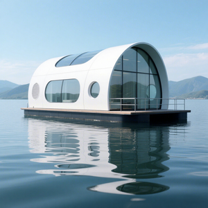 Maison préfabriquée <span class=keywords><strong>Bateau</strong></span> Hôtel flottant de luxe Yacht flottant en aluminium <span class=keywords><strong>Bateau</strong></span>-maison à vendre - Product Image 3