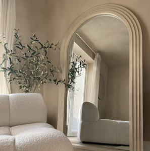 <span class=keywords><strong>Miroir</strong></span> Habillage Élégant en Gros pour Décoration Maison, <span class=keywords><strong>Grand</strong></span> <span class=keywords><strong>Miroir</strong></span> Esthétique Cadre Bois Arc, <span class=keywords><strong>Miroir</strong></span> Pleine Longueur sur Pied pour <span class=keywords><strong>Salon</strong></span> - Product Image 6