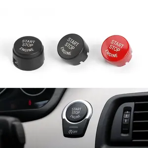 Nieuwe Auto Motor Start Knop Vervang Cover Stop Switch Accessoire Key Decor Voor Bmw F10 F11 F06 F07 F02 F01 f30 F34 3 5 6 7Serie