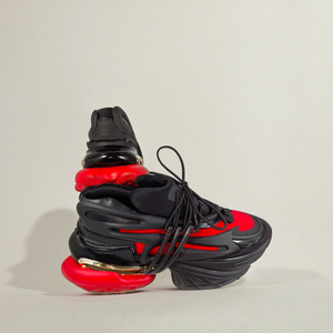 Sneakers noires de luxe pour hommes, chaussures de sport tendance, décontractées, pour le quotidien, style basket-ball - Product Image 3