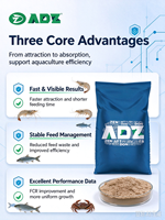 Attractant Alimentaire Aquatique, Promoteur de Croissance, Peptide Anti-stress, Protection Intestinale et Hépatique pour Poissons, Crevettes, Crabes de Boue, Merois
