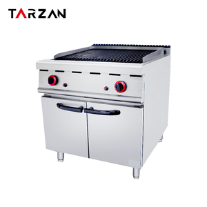 <span class=keywords><strong>Griglia</strong></span> a Gas con Pietre Laviche e Mobile per Ristoranti e Cucine Commerciali - Product Image 1