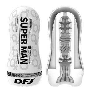 남성 친밀한 자극 컵-신체 안전 TPE 부압 흡입 소프트 터치 실제 섹스 느낌 성인을위한 인공 자위 행위자 - Product Image 5