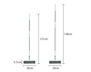 Vente en gros E042 Outils de nettoyage domestique Raclettes à vitres Nettoyeur de vitres de voiture Grattoir télescopique rotatif - Product Image 4