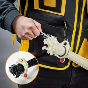 Al por mayor: Organizadores de cables reutilizables y portátiles con cierre de cremallera, de plástico fluorescente, para gestión de cables eléctricos y accesorios - Product Image 2