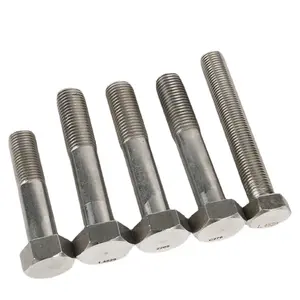 Manufacturer Nature Nickel alloy casting Monel K500 Hexagon Bolt with Partial Thread