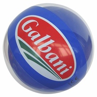 Ballon de plage gonflable en plastique en gros d'enfants avec le logo imprimé