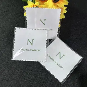 Wholesale Luxury Custom Logo Small Jewelry Cloth Silver Polishing Cloth Jewelry Cleaning Cloth For Jewelry Clearing