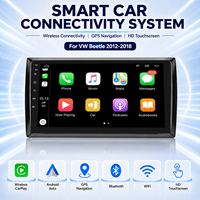Pour VW Beetle 2012-2018 Écran de lecteur DVD radio 9 pouces GPS sans fil Mirrorlink Affichage Récepteur audio Système d'infodivertissement Stéréo