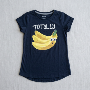 Camiseta para Niñas con Estampado de Plátano, Material de Algodón, Temporada de Primavera, Marca Reconocida, Tallas 3/4-10/12 Años, Bangladesh - Product Image 3