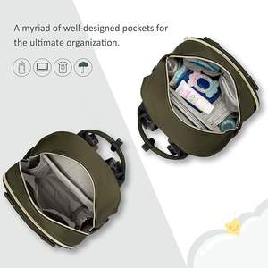 Échantillon gratuit Sacs à couches multifonctionnels pour les mamans en voyage Ensemble de quatre sacs à couches pour bébé de bonne qualité - Product Image 3