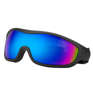 Lunettes de sport à monture intégrale, verres miroir, anti-UV, coupe-vent, pour la moto, les sports de plein air et les sports motorisés - Product Image 1